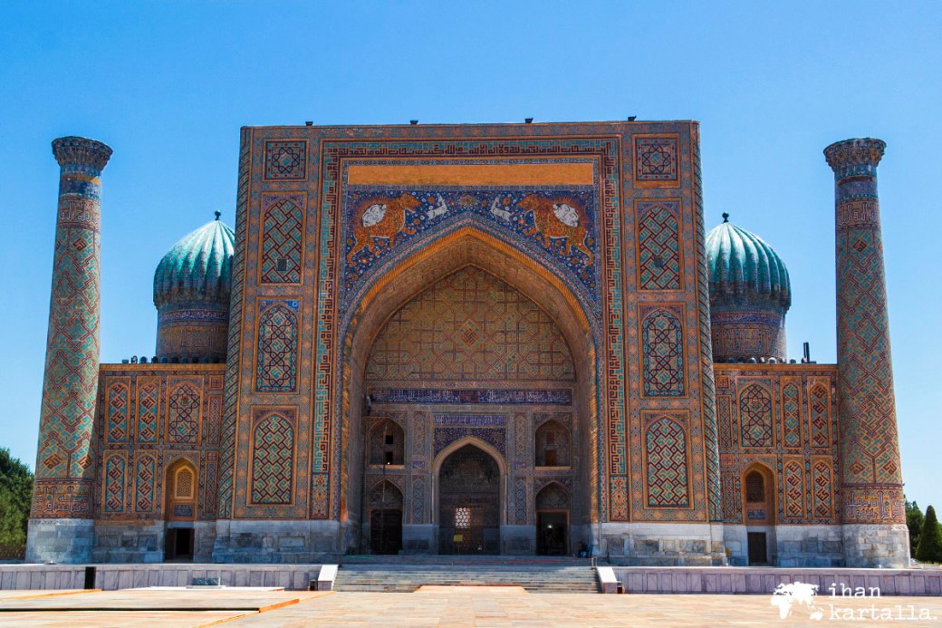 8-7 uzbekistan samarkand-registan Sher-Dor Madrasah