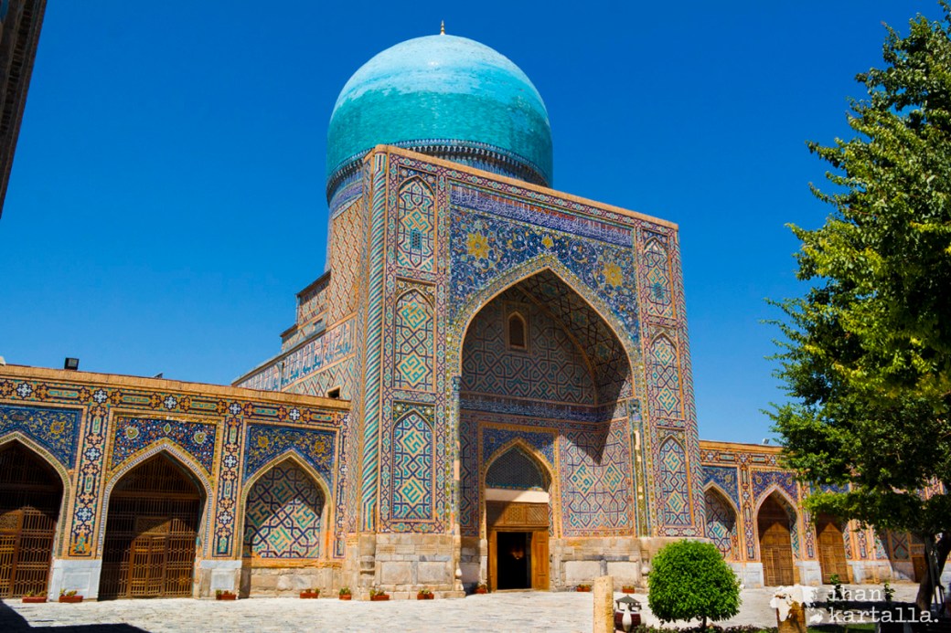 8-7 uzbekistan samarkand registan Tilya Kori Madrasah